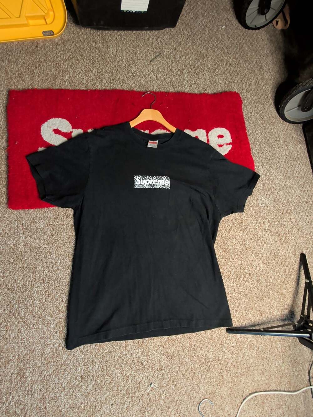 Supreme Bandana Box Logo Tee Black